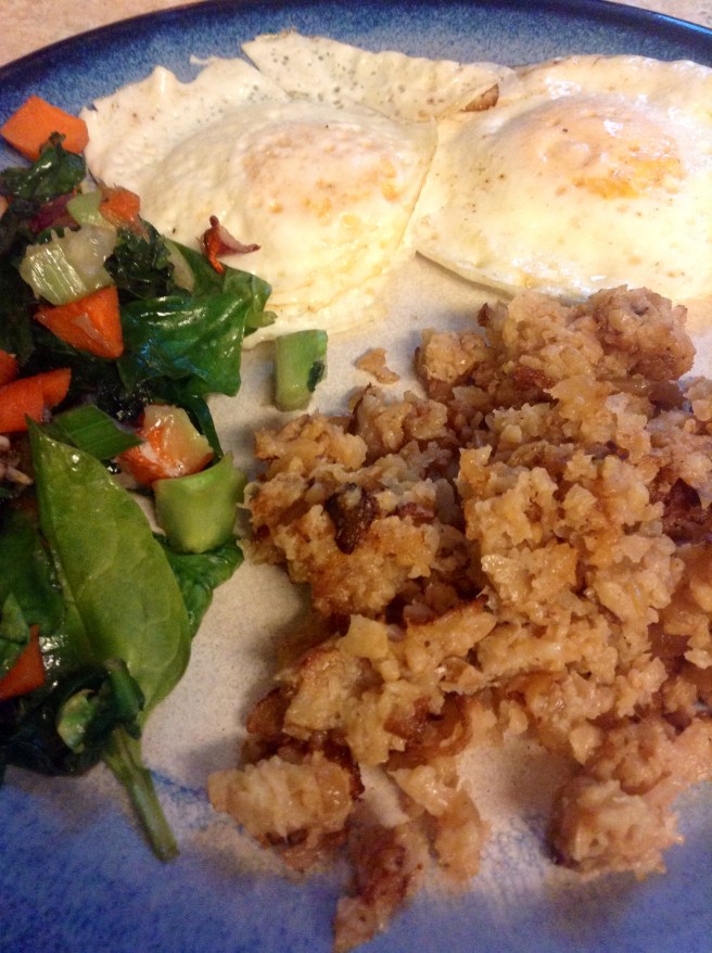 Cauliflower Hash Browns