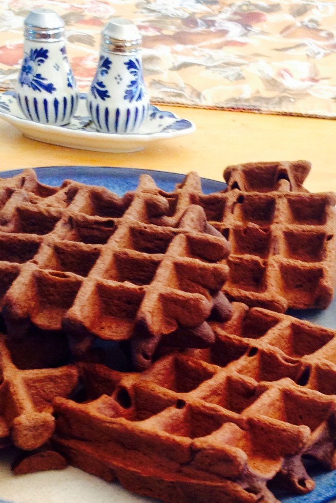 Purely Twins Chocolate Plaintain Waffles Purely Twins Chocolate Plaintain Waffles
