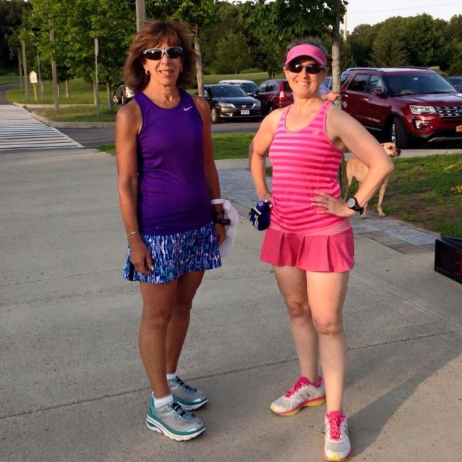 Darlene & I in our Skirtsports
