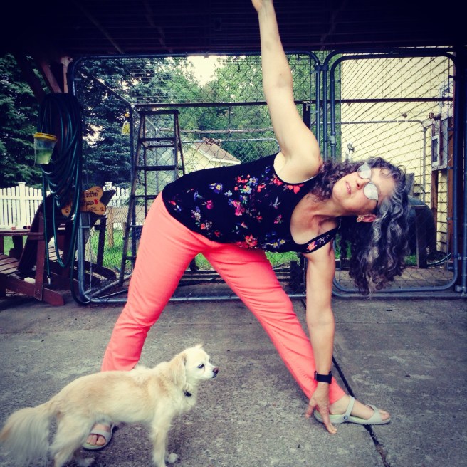 stretching after refueling with sushi