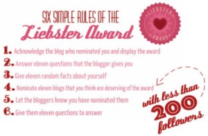 Liebster award rules