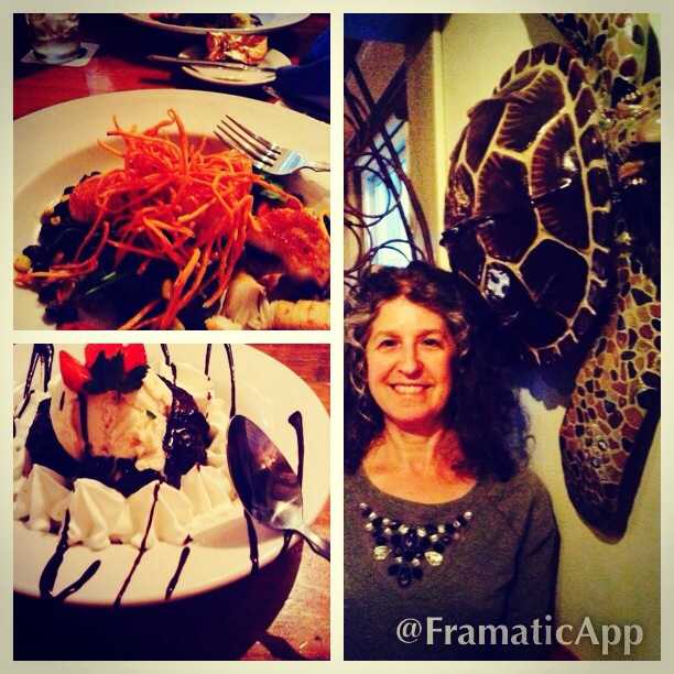 Lava cake with ice cream!